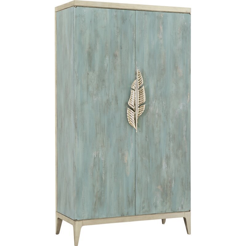 Shabby Chic TV Armoire With Doors
