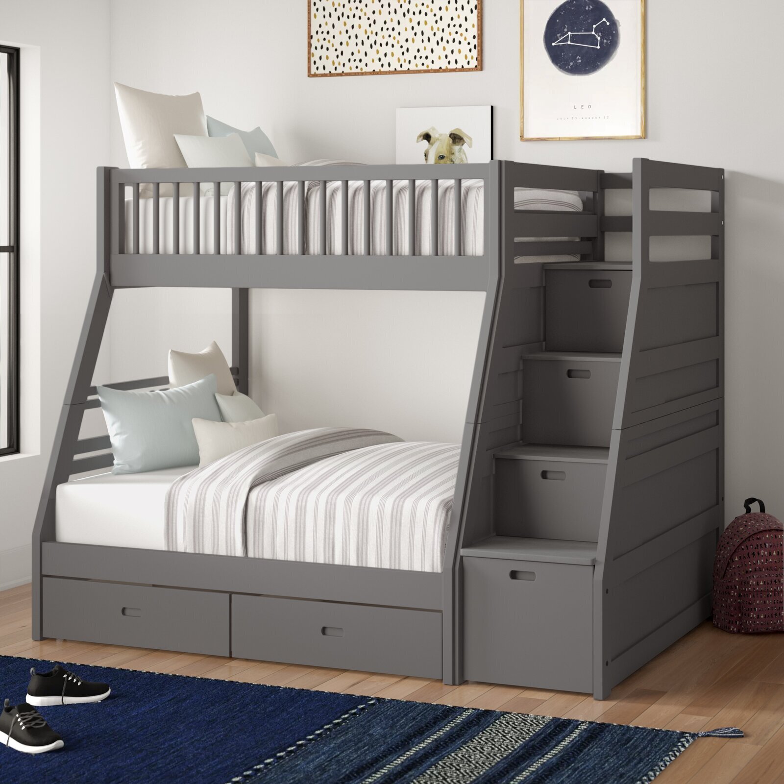 Shaker Style Bed with Drawers