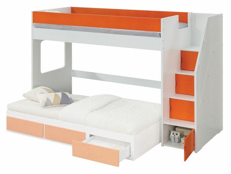 Shepardson Twin Panel Loft Bed with Built-in-Desk by Harriet Bee