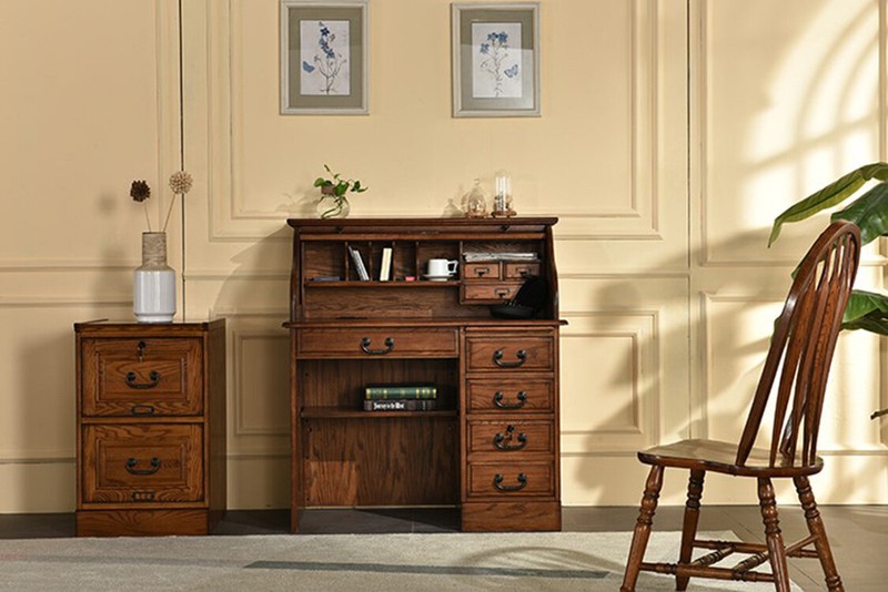 Shortridge Secretary Desk with Hutch