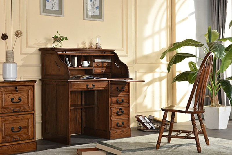 Shortridge Secretary Desk with Hutch