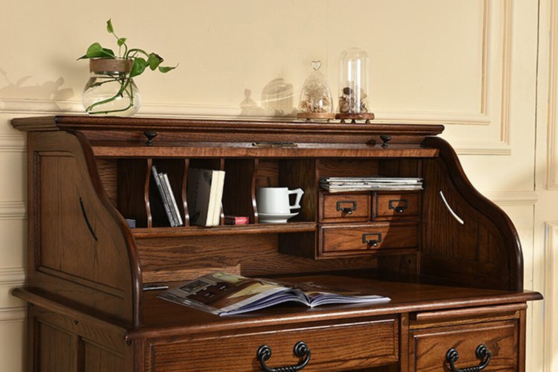 Shortridge Secretary Desk with Hutch