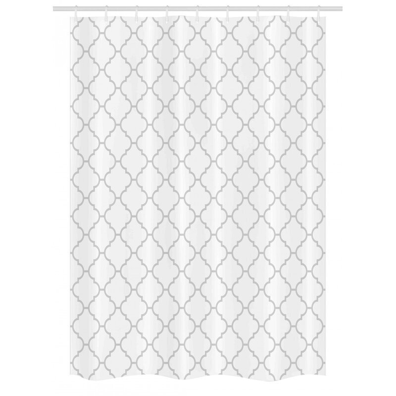Shower Curtain with Traditional Patterns