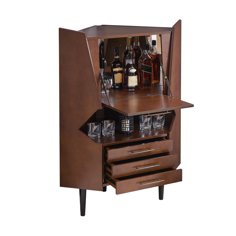 Silcox Corner Bar Cabinet