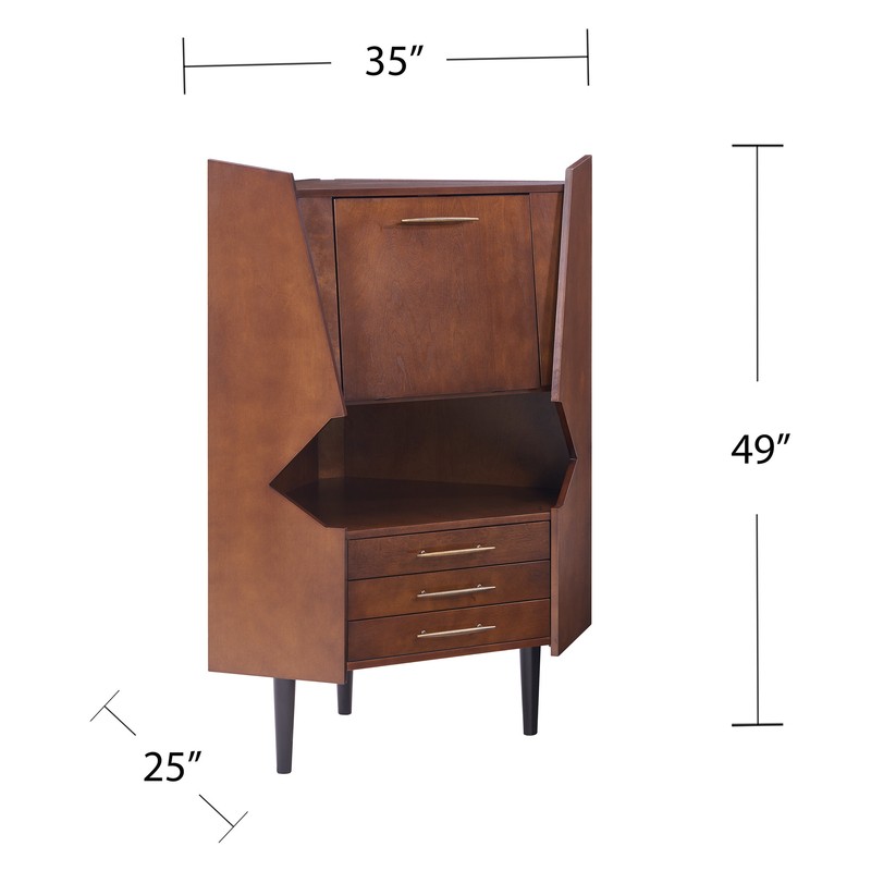 Silcox Corner Bar Cabinet