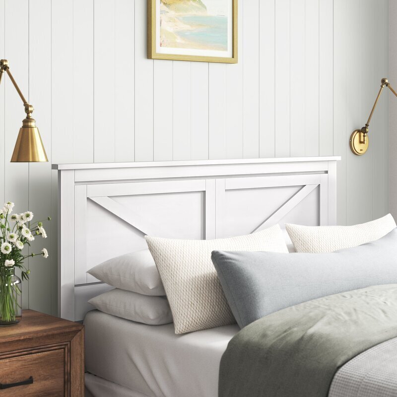 Simple and Attractive Pine Headboard