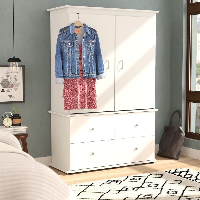 Simple Bedroom Tv Armoire with Drawers