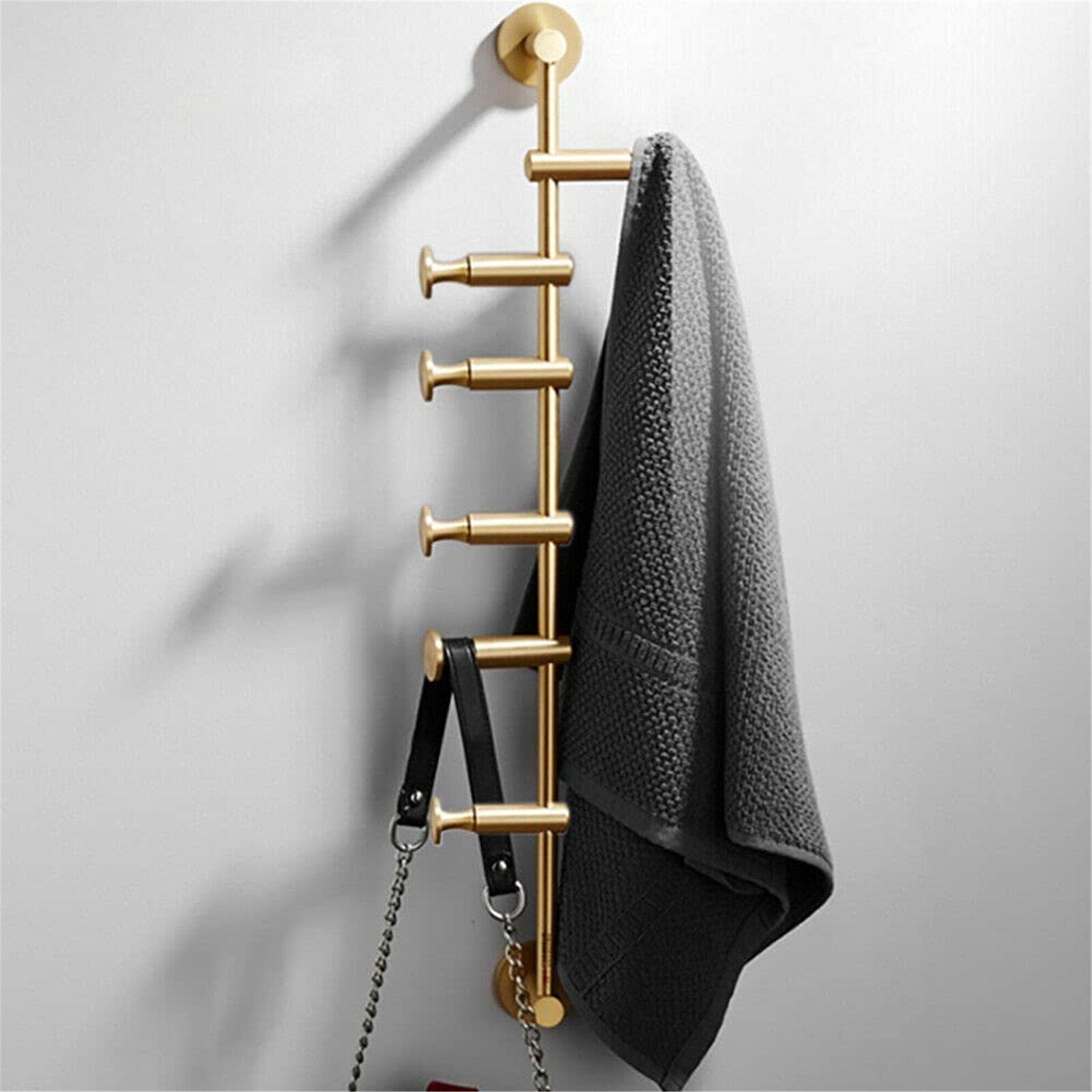 Simple Brass Coat Stand