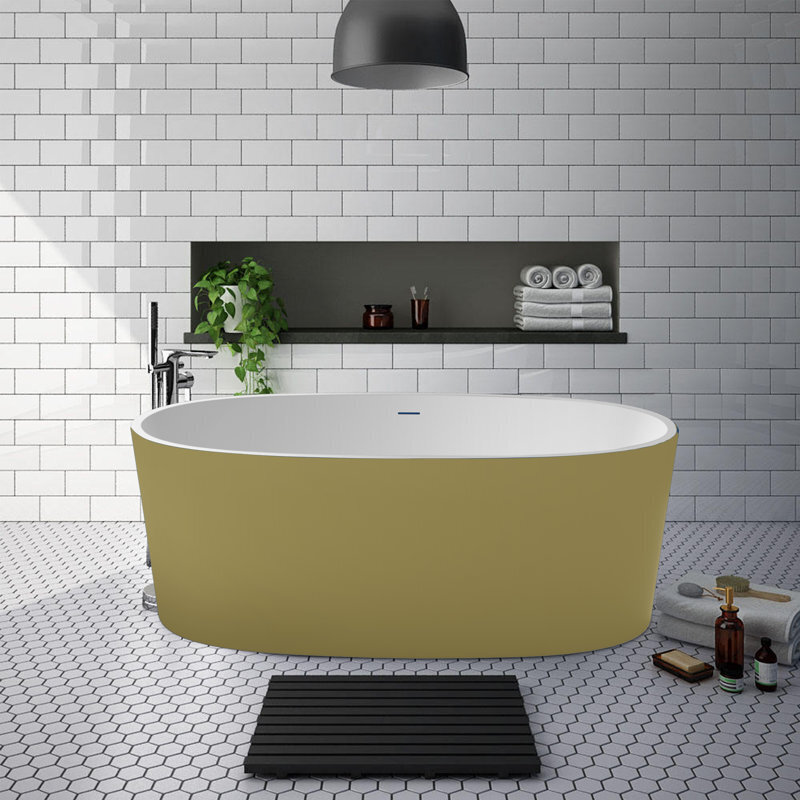 Simple Colored Bathtub