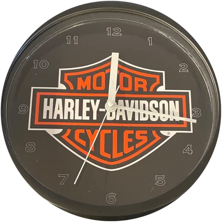 Simple Harley Davidson Wall Clock