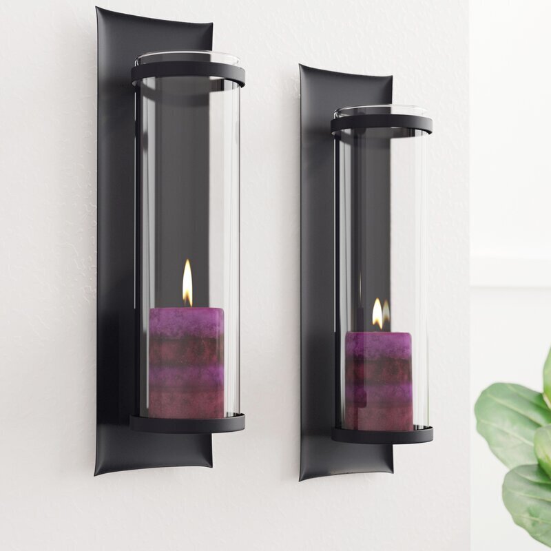 Sleek and Modern Large Candle Sconces