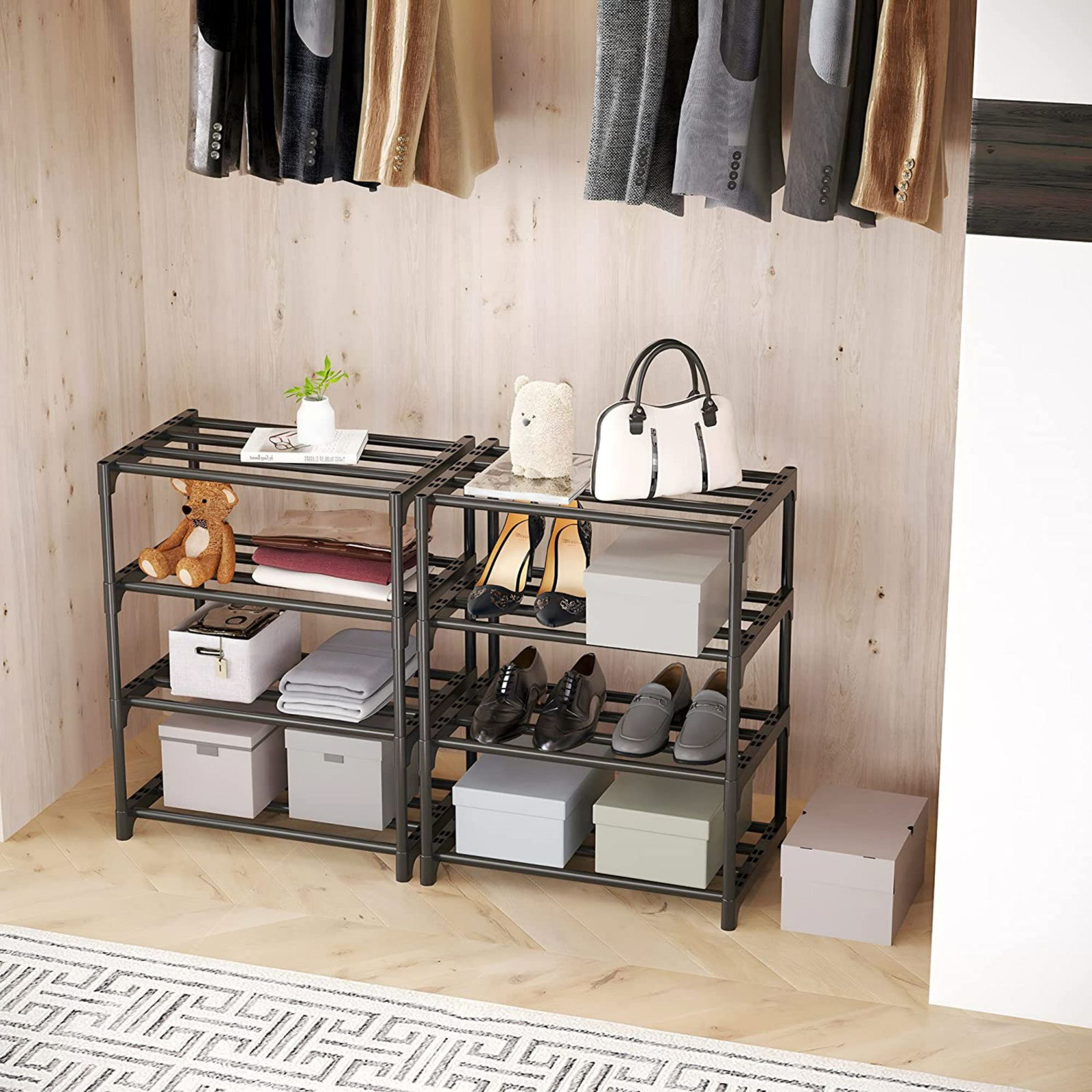 Small Stackable Shoe Cabinet