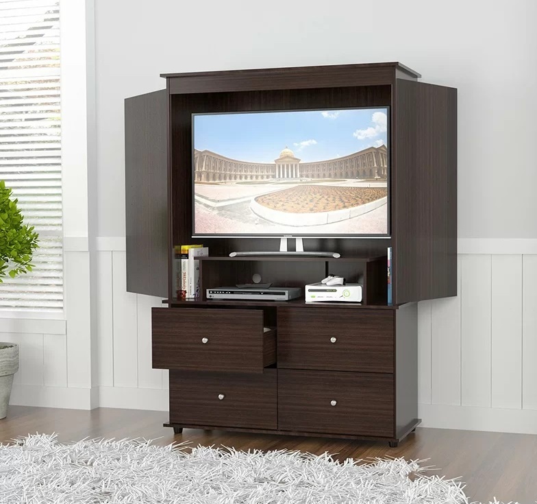 Smooth Bedroom Tv Cabinet