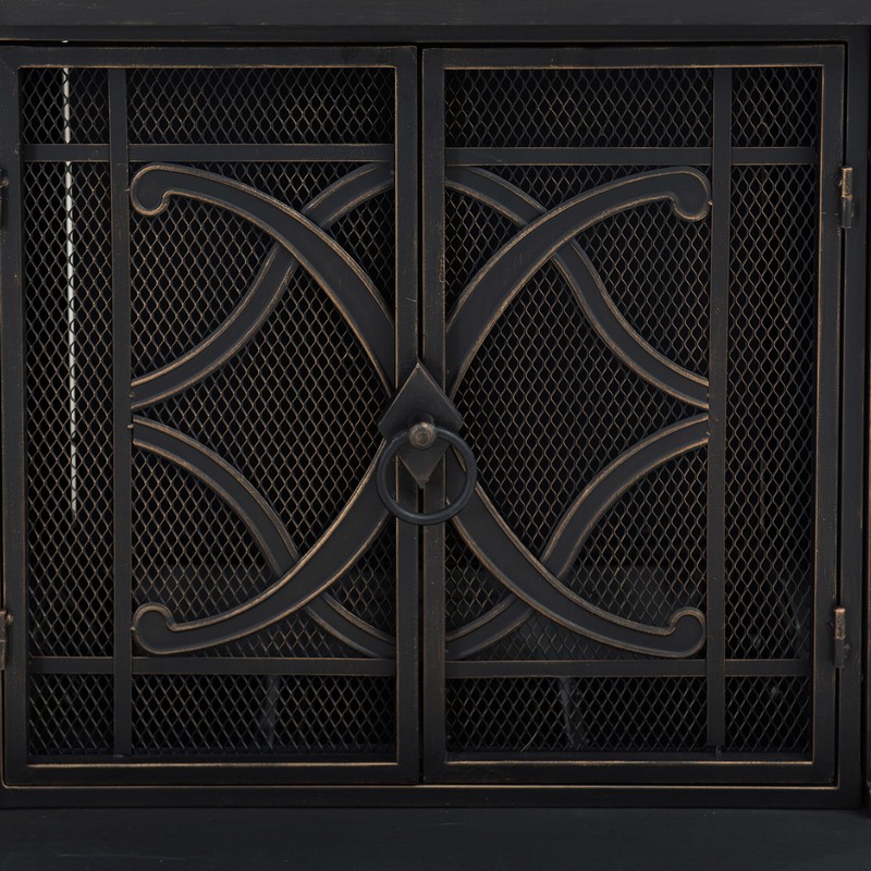 Sofie 56.7'' H Clay Outdoor Fireplace