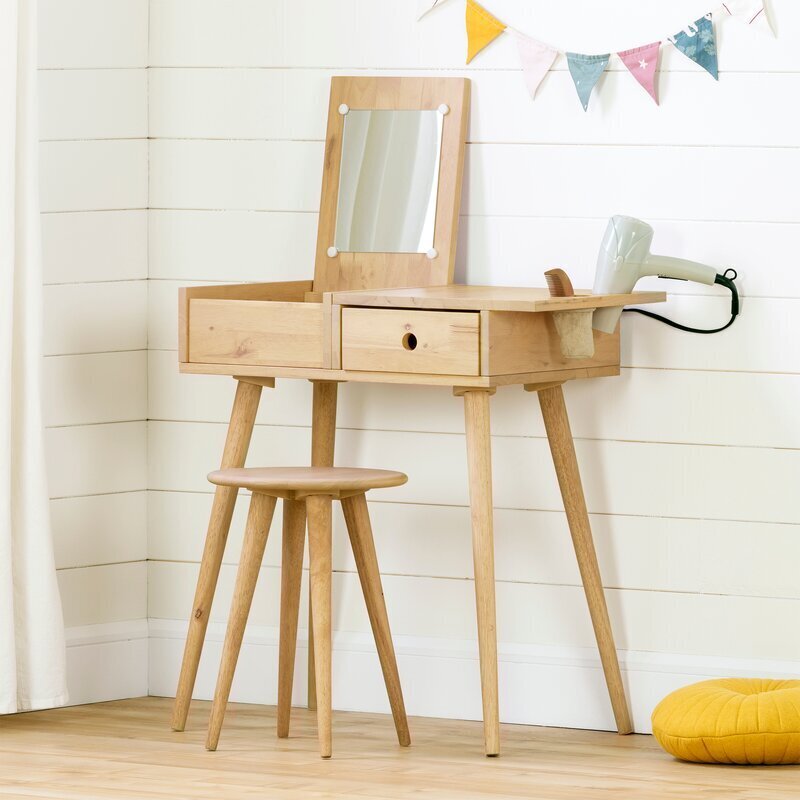 Solid wood dressing table for kids 