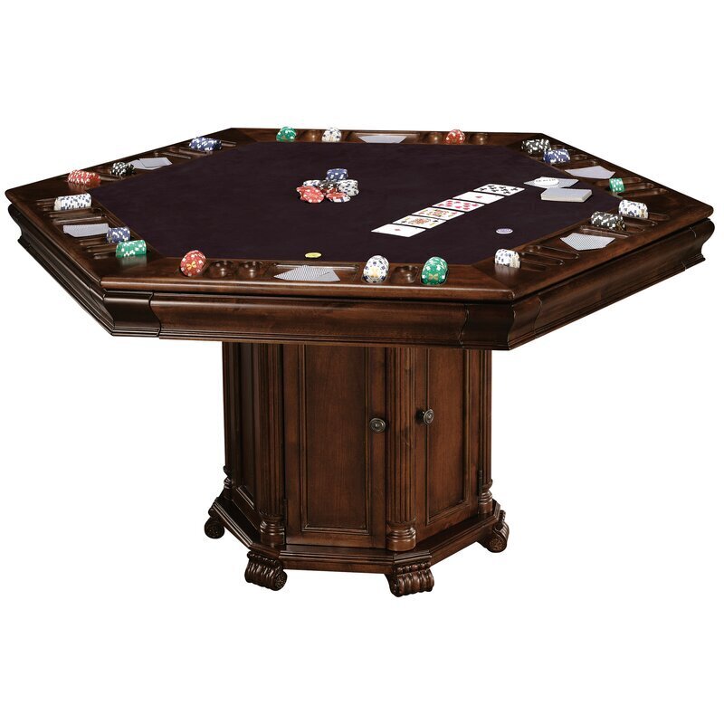 Solid wood vintage game table