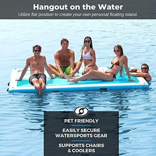 Solstice 10' x 8' Convertible Slide Inflatable Dock - one Size