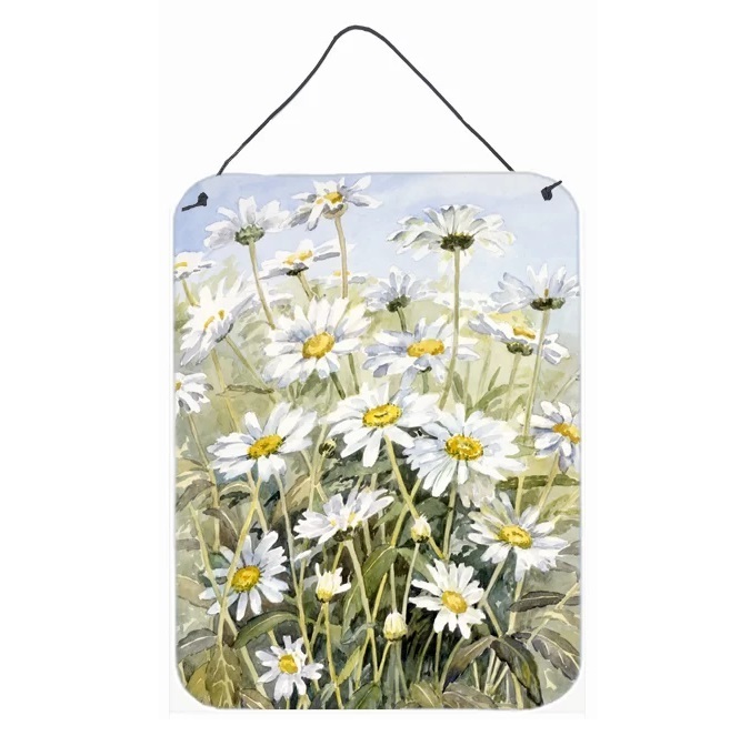 Spring Daisies Hanging Floral Metal Wall Decor