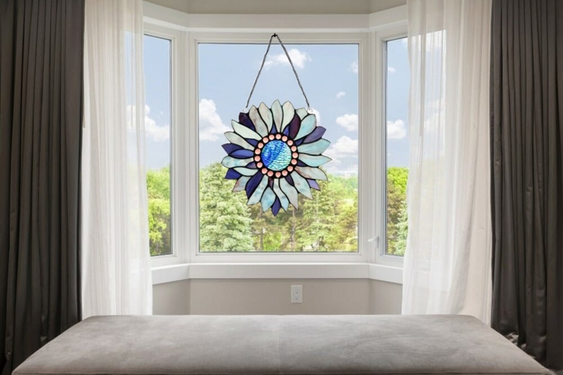 Stained Glass Window Panel
