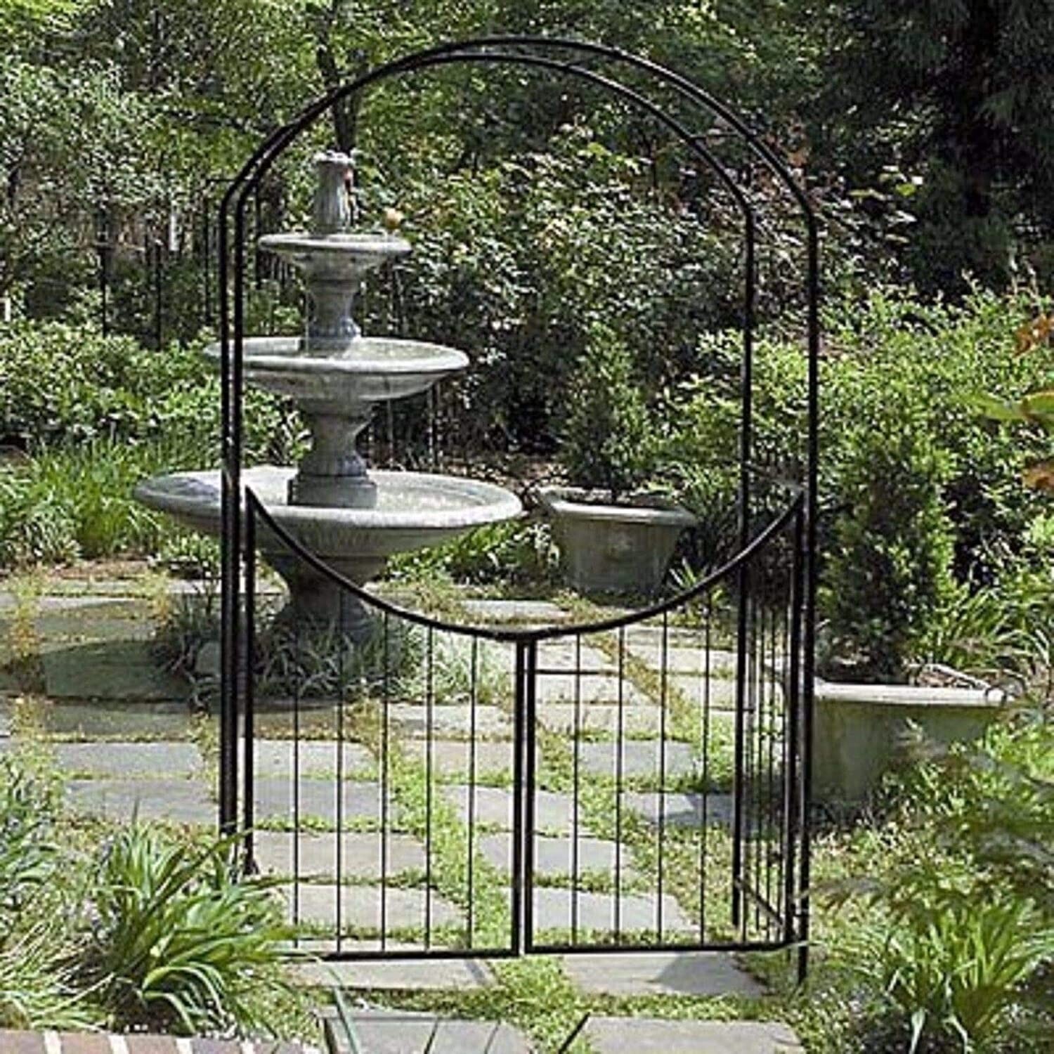 Steel Arbor with Gate