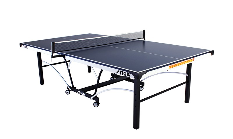 Stiga 185 Regulation Size Foldable Indoor Table Tennis Table (19mm Thick)