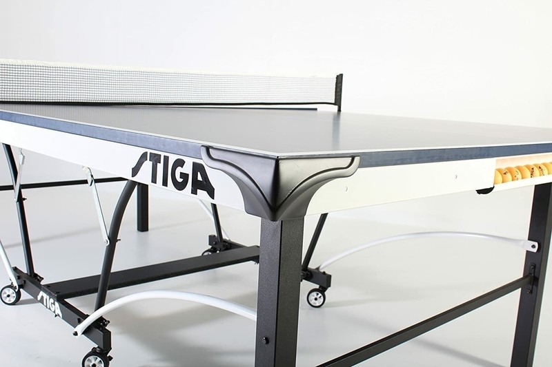 Stiga 185 Regulation Size Foldable Indoor Table Tennis Table (19mm Thick)