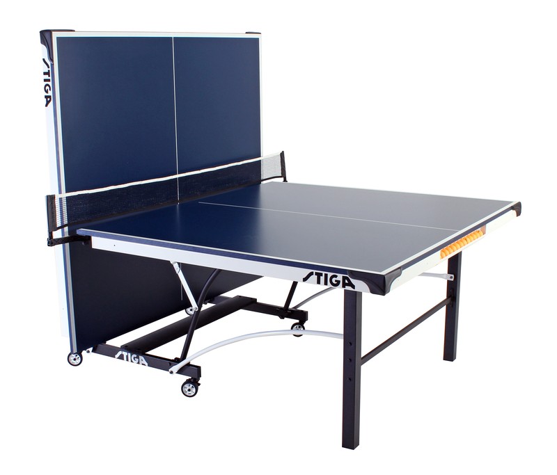 Stiga 185 Regulation Size Foldable Indoor Table Tennis Table (19mm Thick)