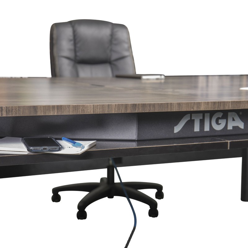 Stiga Indoor Conference Table Tennis Table with Paddles and Balls (19mm Thick)