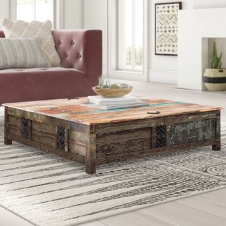 Dentro Home  Mariner 1923 Trunk Coffee Table