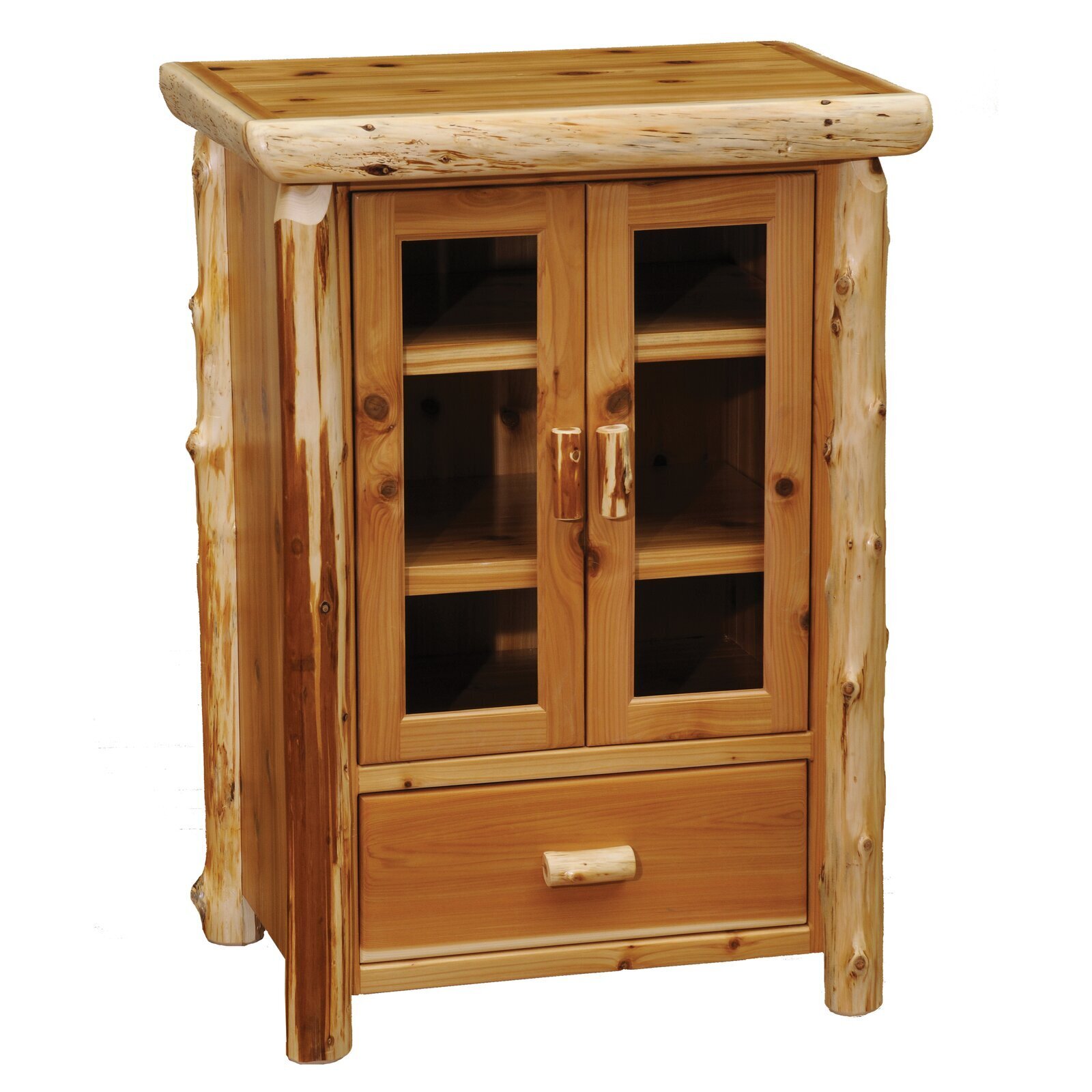 Striking Handcrafted Versatile Cedar Cabinets