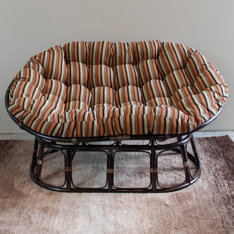 Striped Extra Large Papasan Chair