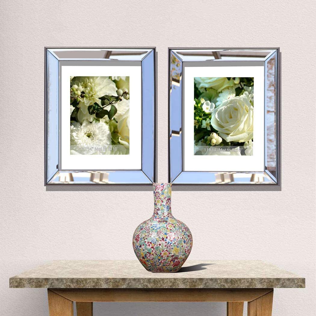 Stylish Mirrored Picture Frame For Wall