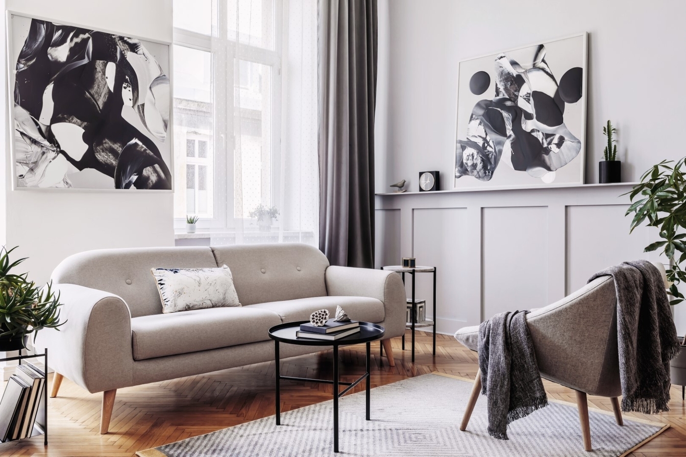 Stylish scandinavian home
