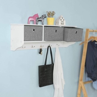 Wall Shelves With Baskets - Foter