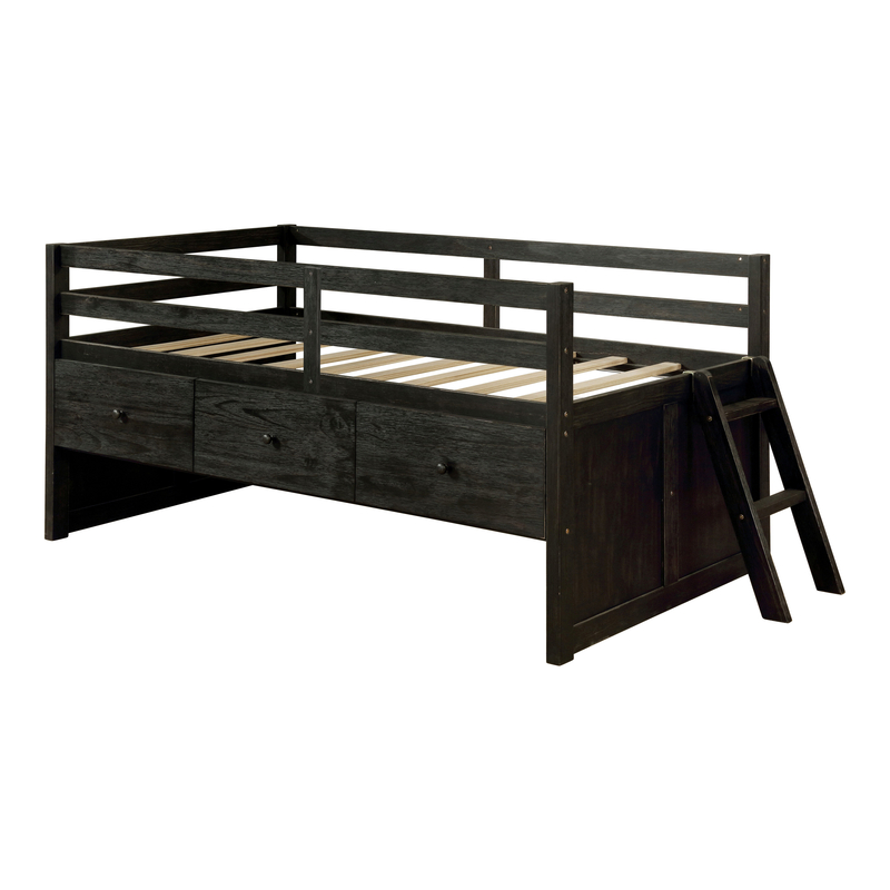 Sufyaan Twin Loft Bed with Trundle by Harriet Bee