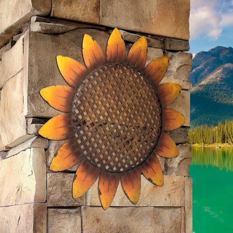 Sunflower Outdoor Wall Décor