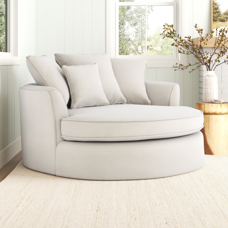 Syloh Upholstered Barrel Chair