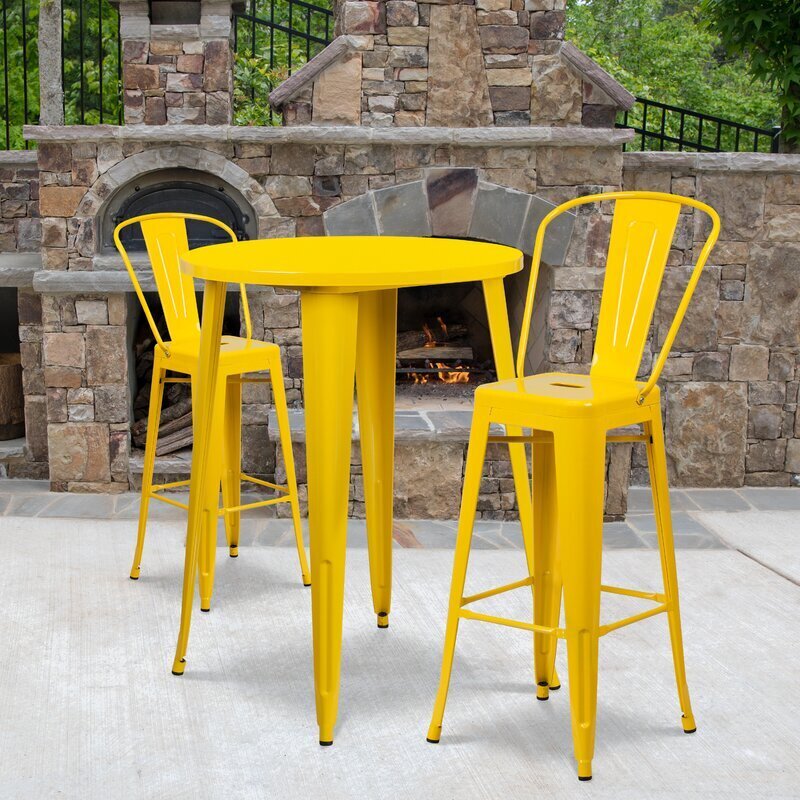 Tall Bistro Table and Chairs for Indoor and Outdoor Use