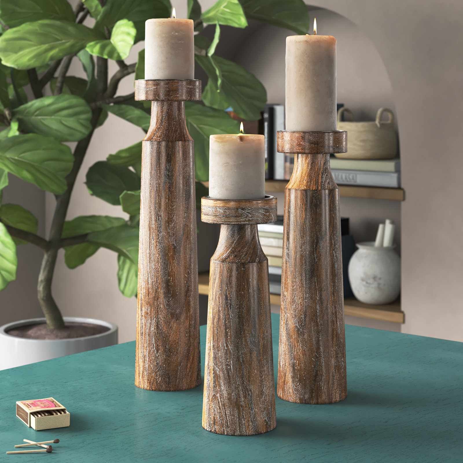 Tapered Rustic Holders