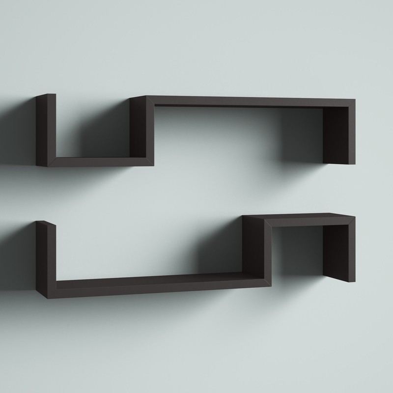 Taylorsville 2 Piece Floating Shelf Set