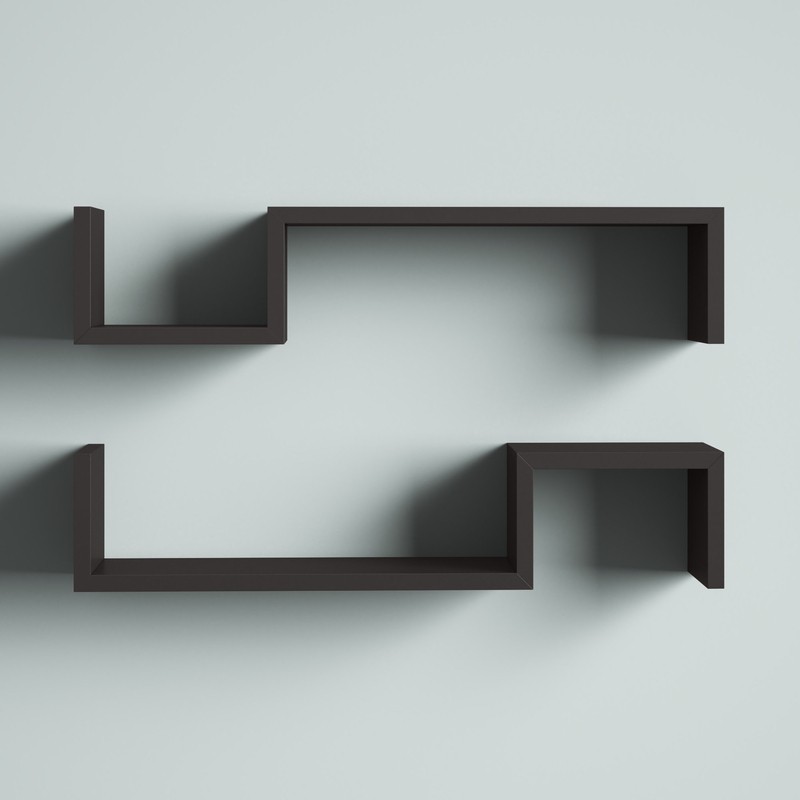 Taylorsville 2 Piece Floating Shelf Set