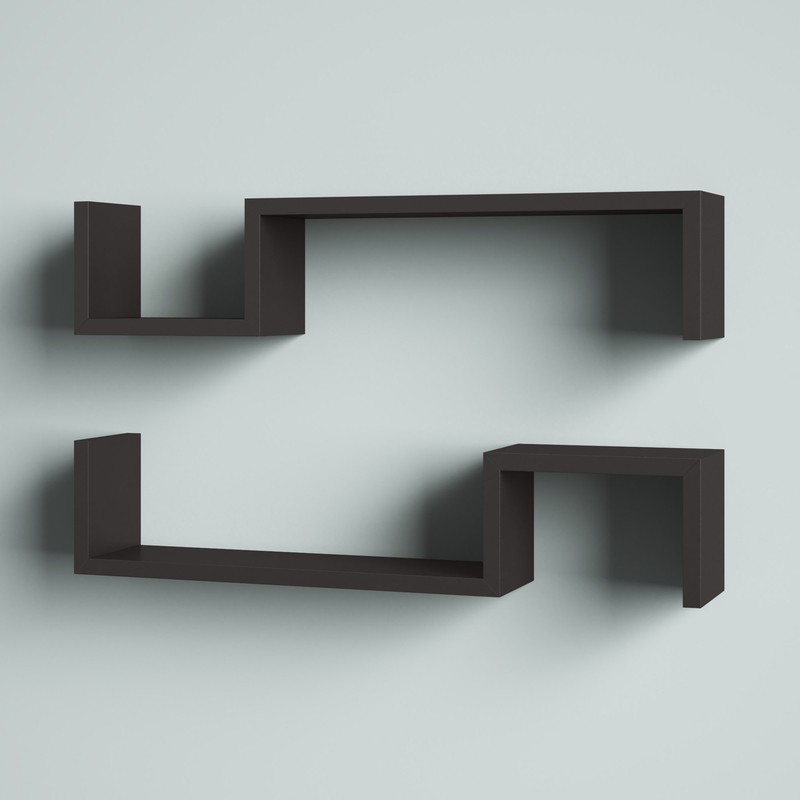 Taylorsville 2 Piece Floating Shelf Set