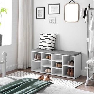 Divided Tall Shoe Storage - Foter