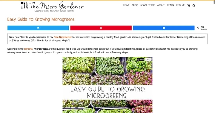 the micro gardener best microgreen website the micro gardener best microgreen website