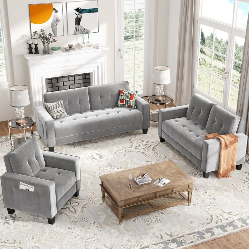 Silver Living Room Furniture   Ideas On Foter