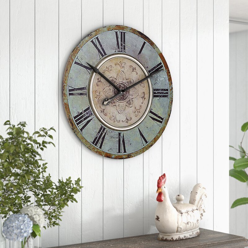 Three Toned French Wall Clock