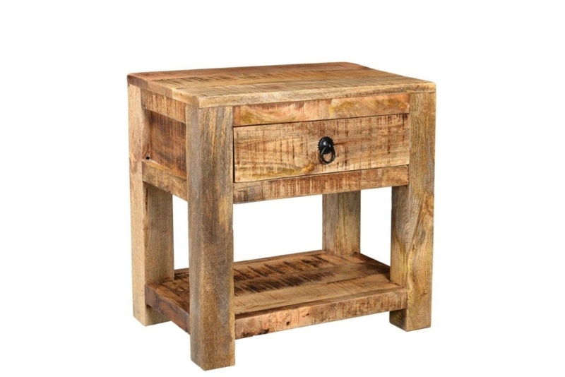 Thuringowa 20'' Tall Solid Wood End Table with Storage