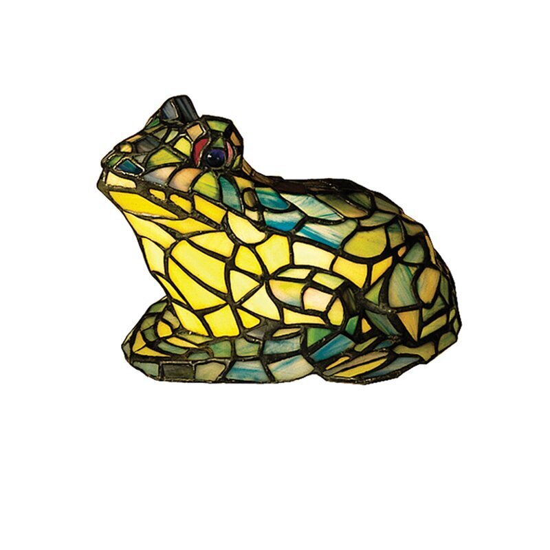 Tiffany Art Glass Frog Lamp