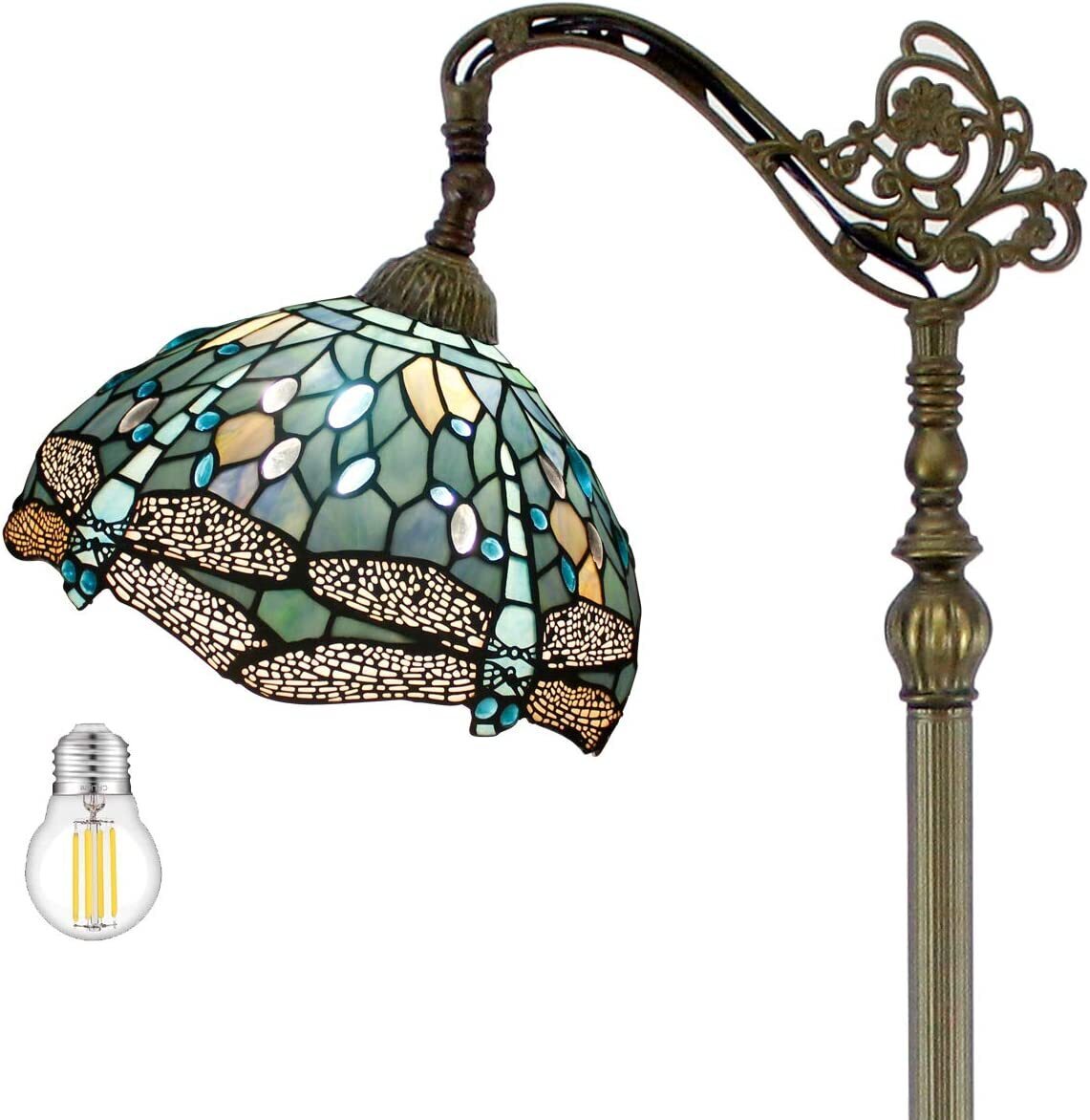 Tiffany Gooseneck Floor Lamp