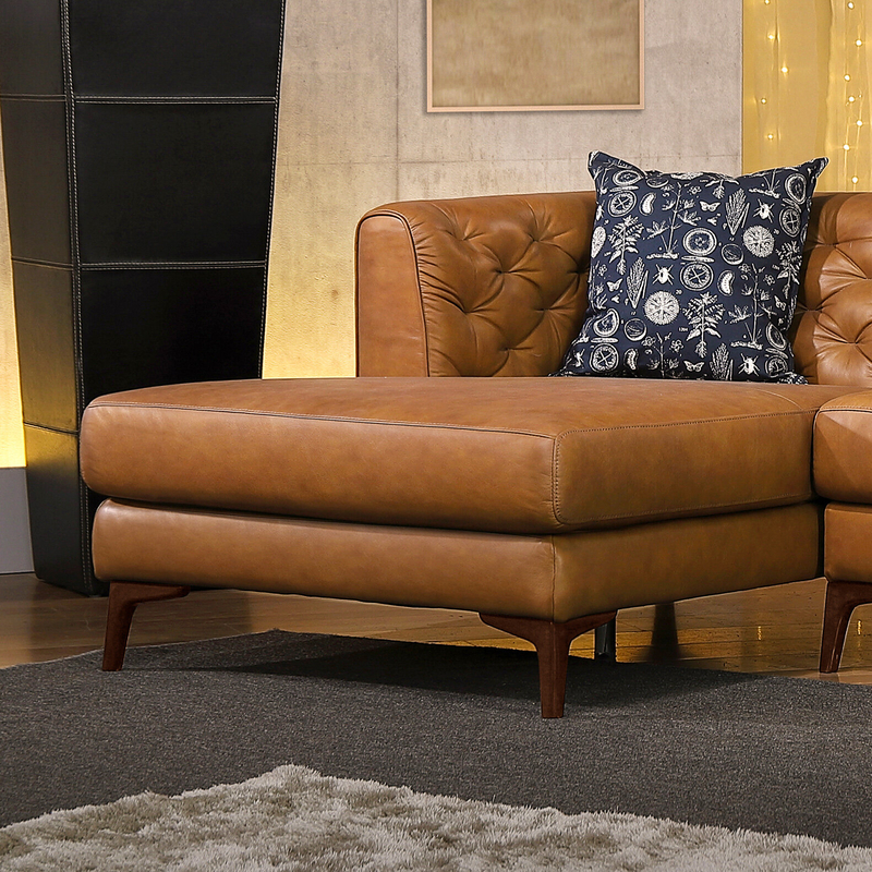 Tina 103'' Wide Genuine Leather Sofa & Chaise